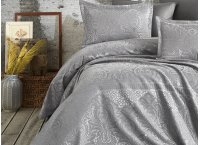 Покрывало Dantela Vita - Hazel gri (Турция), 250 х 260 см